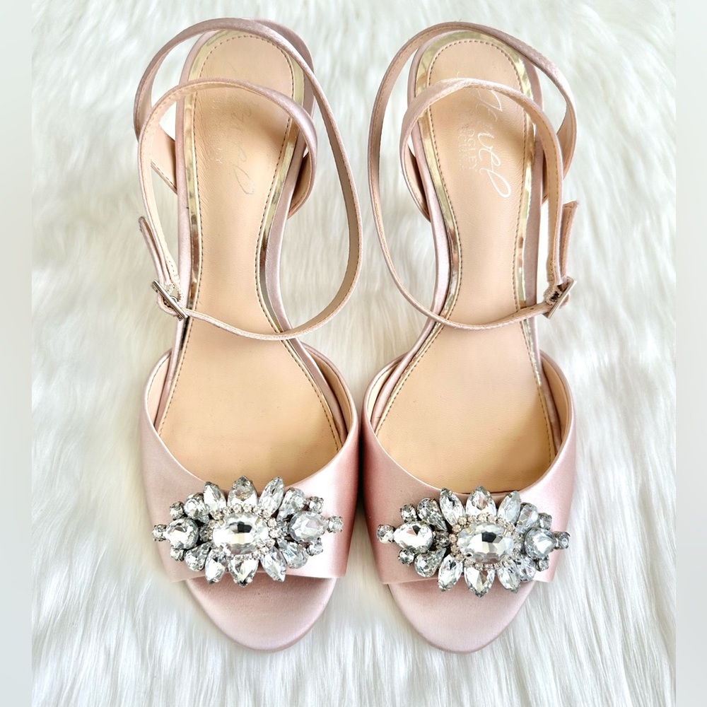 SATIN JEWEL LUXURY HEEL
